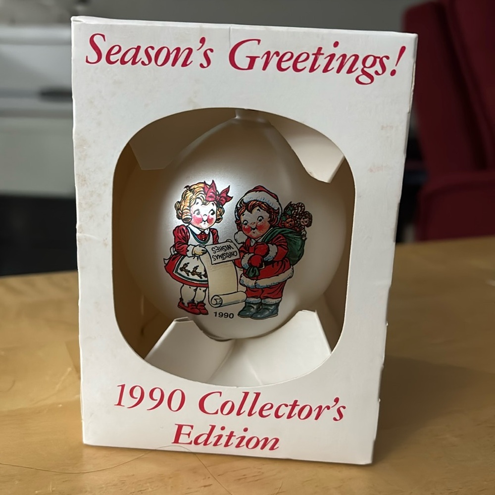 1990 Vintage Collector’s Edition Campbell Kids ornamenf